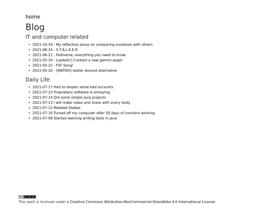 blog screenshot
