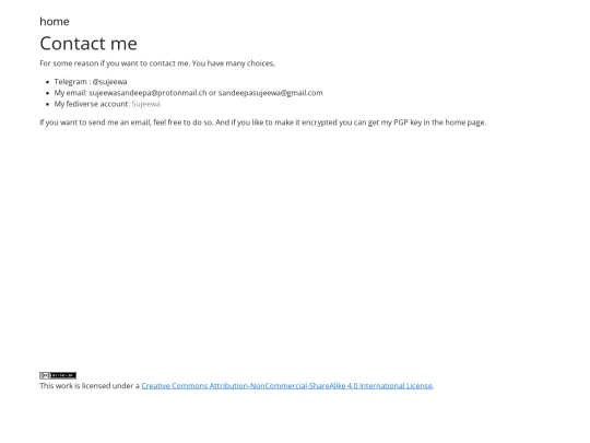 contact screenshot