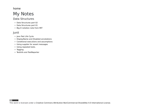 notes screenshot