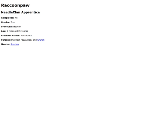 cat/raccoontail screenshot