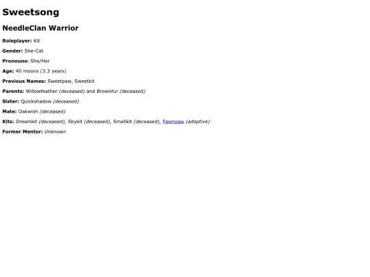 cat/sweetsong screenshot