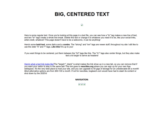 YOUR WEBSITE'S TITLE HERE screenshot