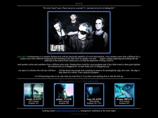 info screenshot