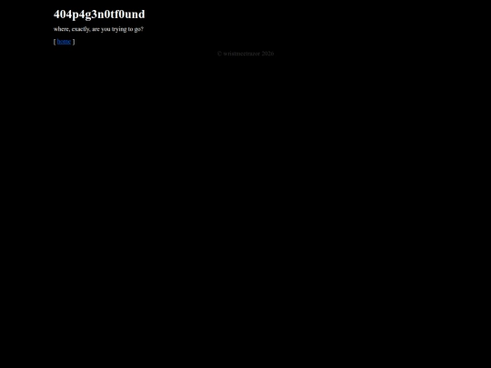 not_found screenshot