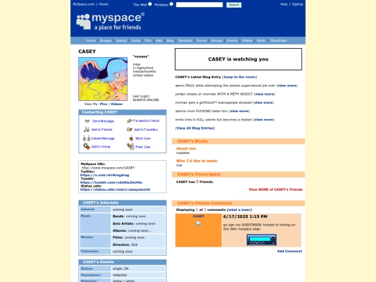 webmaster screenshot