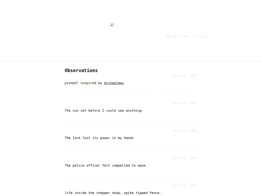 periodicals/blog/posts screenshot