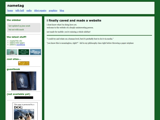 index screenshot