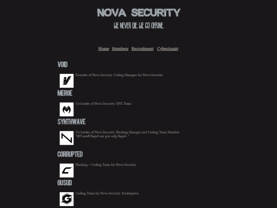 members screenshot