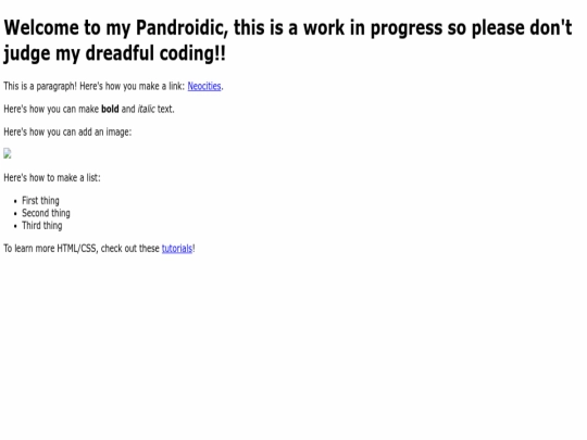 index screenshot