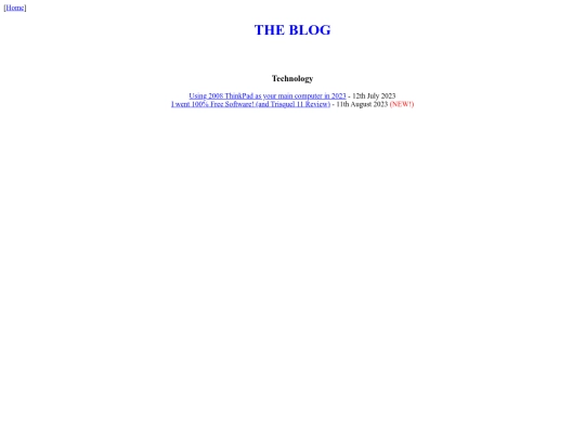blog screenshot