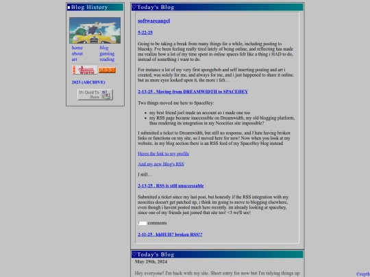 blog screenshot