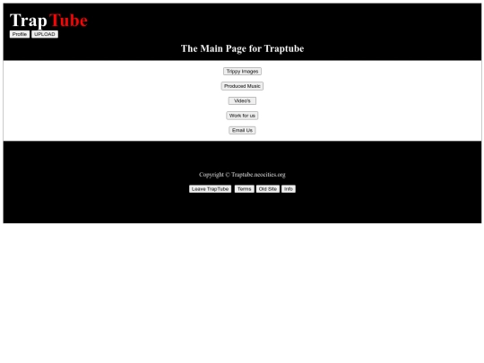 TRAPTUBE_MAIN_PAGE screenshot
