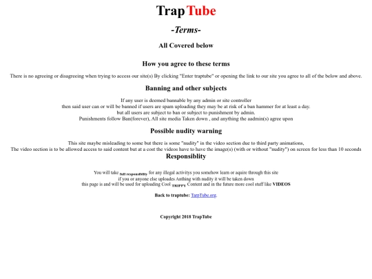 Terms screenshot