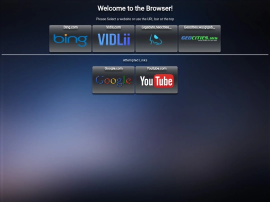 home screenshot