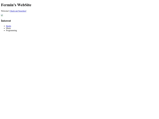 index screenshot