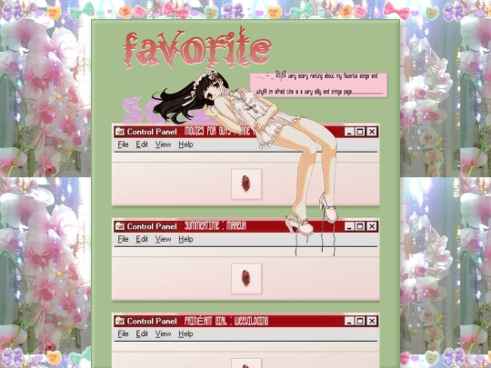 ABOUT ME/INTERESTS/music/favs/1 screenshot