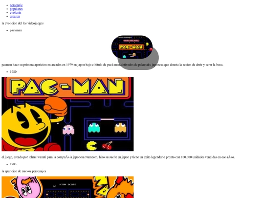 Proyecto/evolucin screenshot