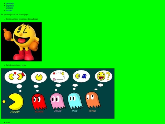 Proyecto/personaje screenshot