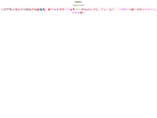 pixels/pages/hearts screenshot