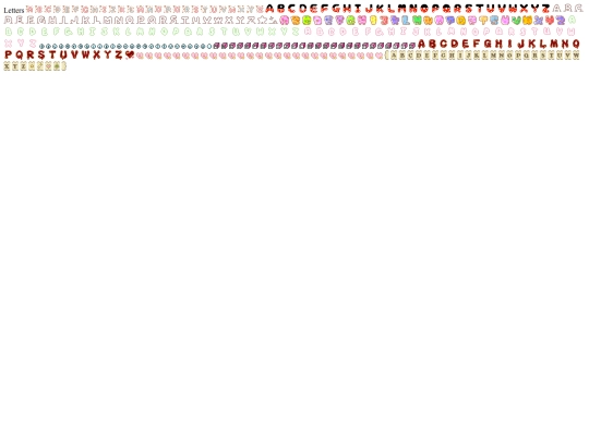 pixels/pages/letters screenshot