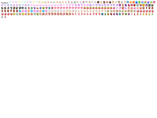 pixels/pages/numbers screenshot