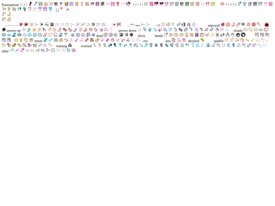 pixels/pages/punctuation screenshot