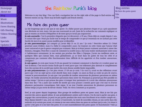 blog screenshot