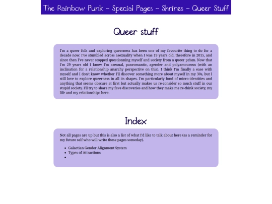 queer/home screenshot