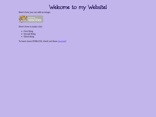 test screenshot