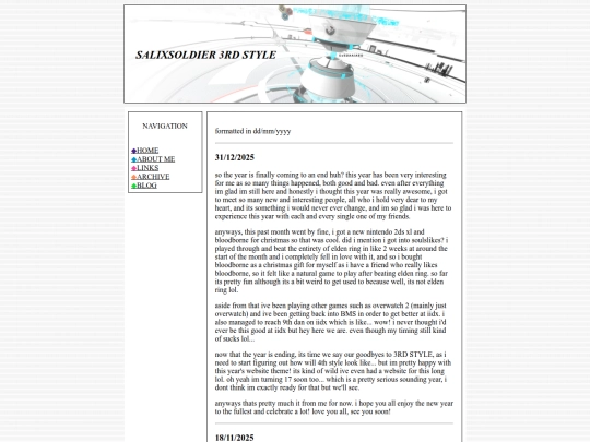 blog screenshot