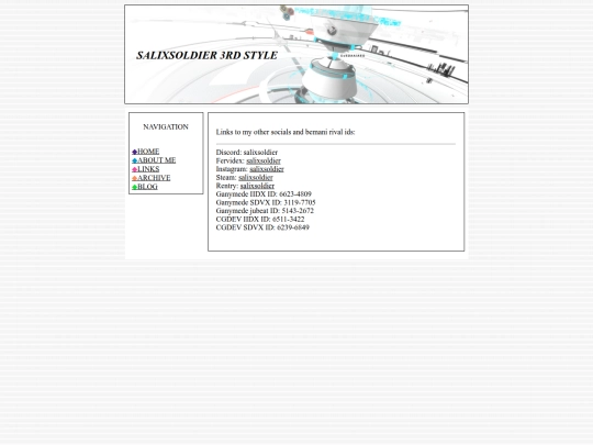 links screenshot