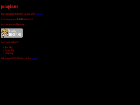 index screenshot