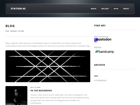 blog screenshot