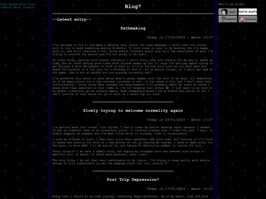 site/blog screenshot