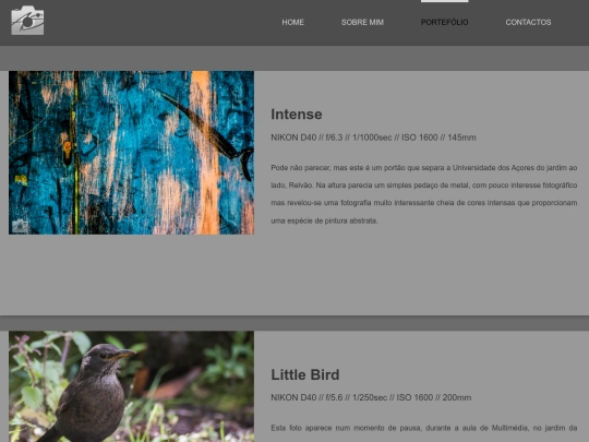 portefolio screenshot