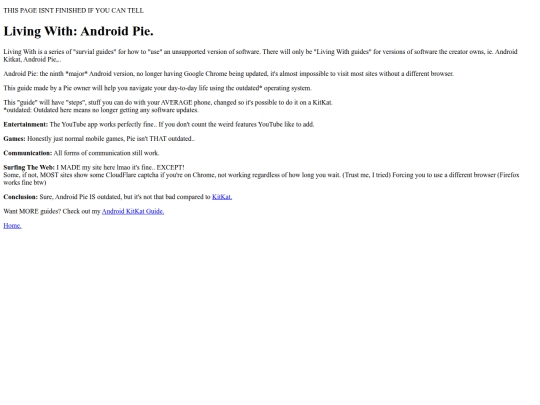 LivingWith-Pie screenshot
