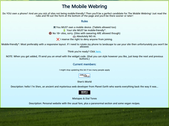 My-Webring screenshot