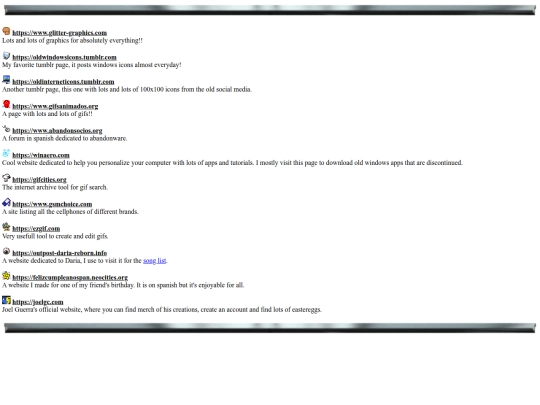 weblist screenshot