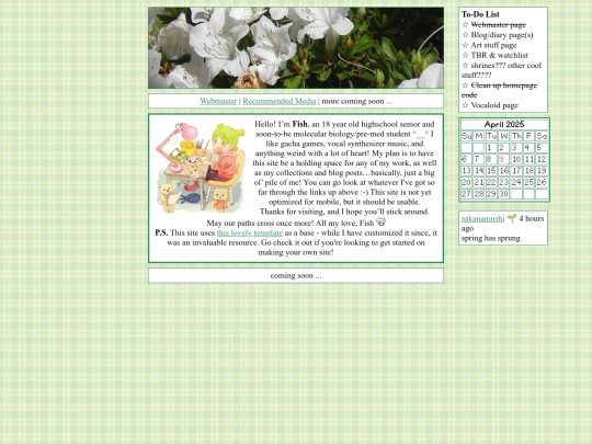 index screenshot