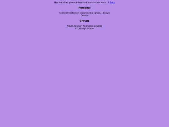affiliations screenshot