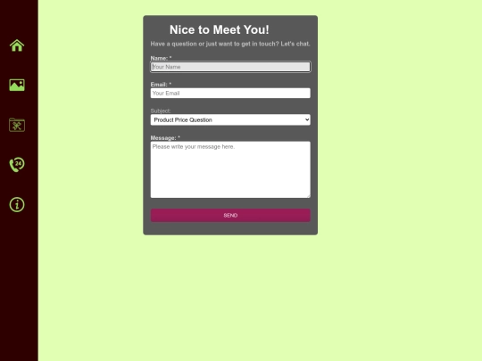 contact screenshot