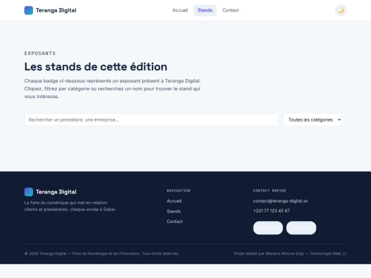 teranga digital/stands screenshot