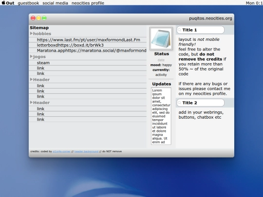 index screenshot