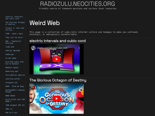 weird-web screenshot