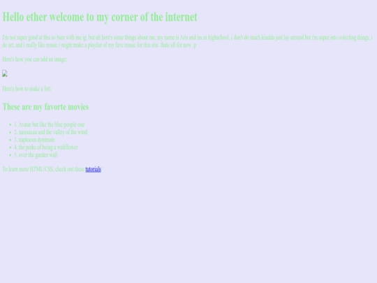 index screenshot