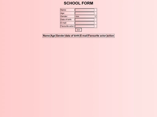 todo list/INDEX screenshot