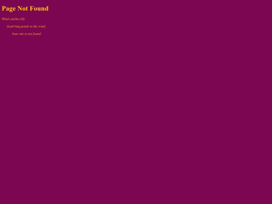 not_found screenshot