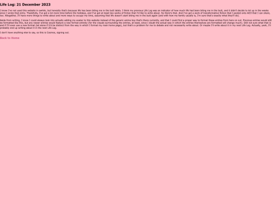 LifeLog12212023 screenshot