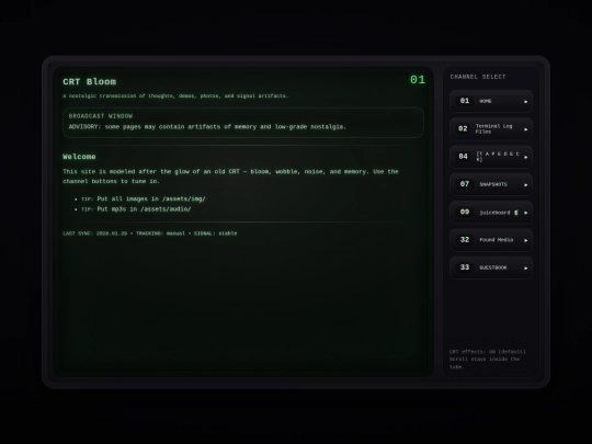 index screenshot