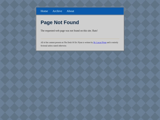 not_found screenshot